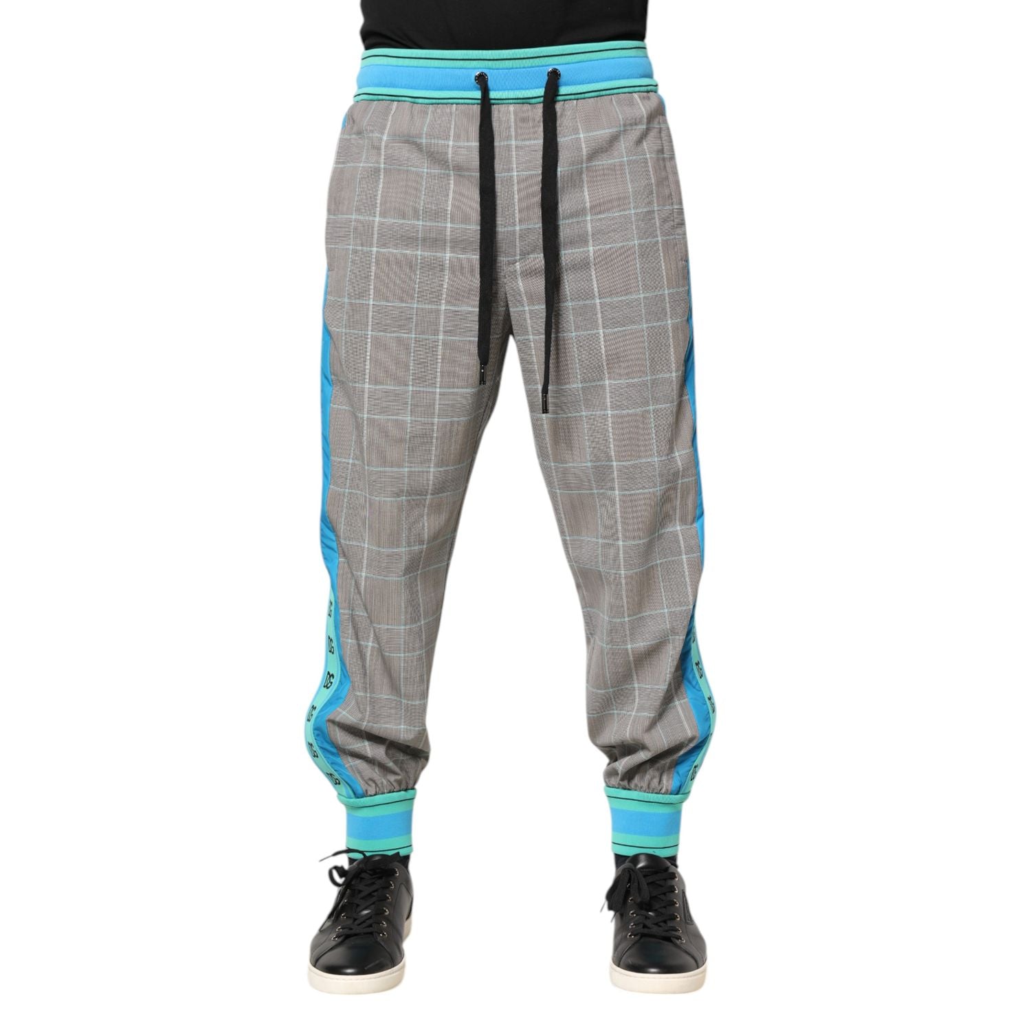 Dolce & Gabbana Multicolor Cotton Men Jogger Sweatpants Pants