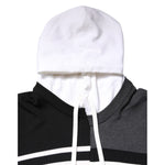 Dolce & Gabbana Multicolor Logo Pullover Hooded Sweater TSH90268-50