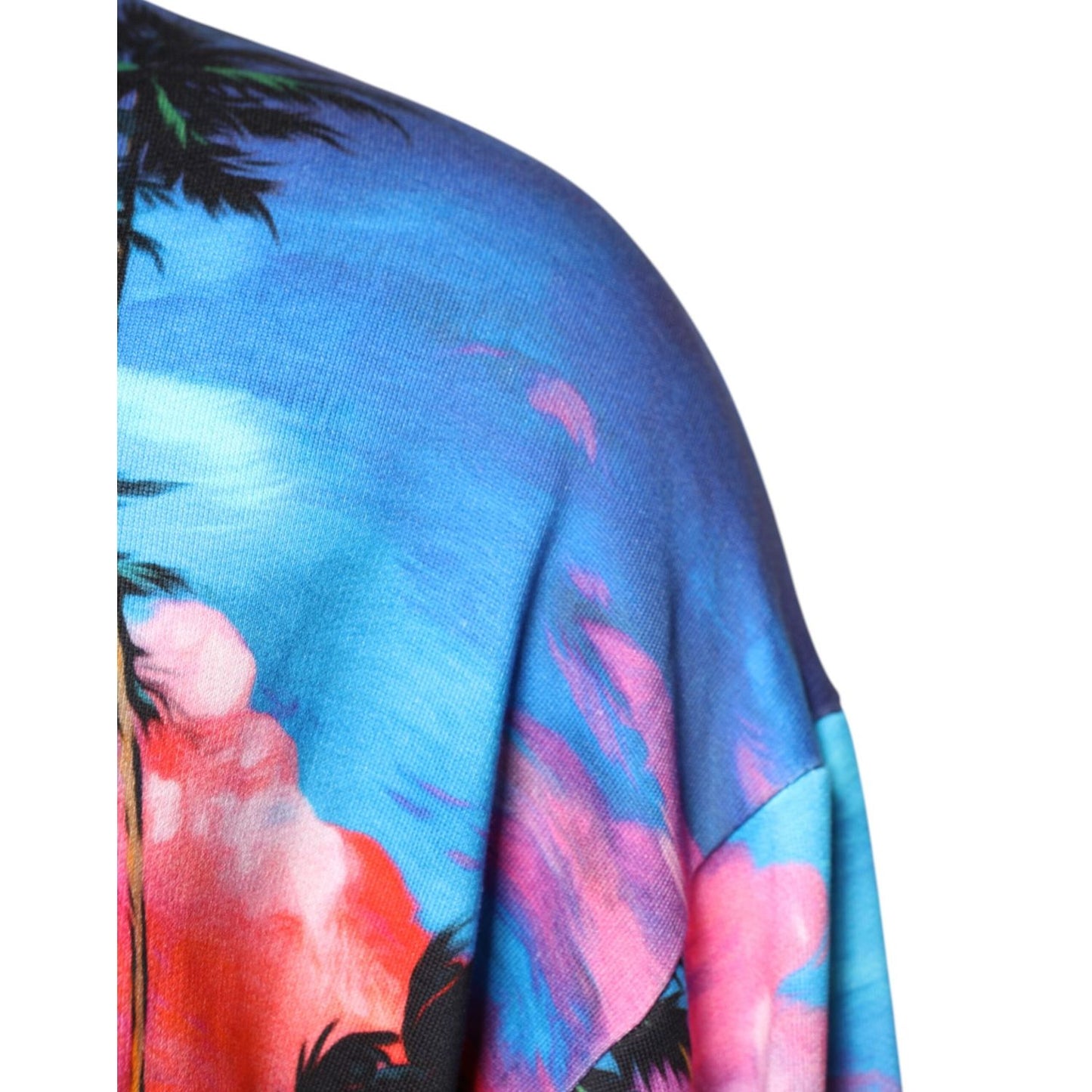 Dolce & Gabbana Multicolor Print Hooded Sweatshirt Sweater TSH90270-52