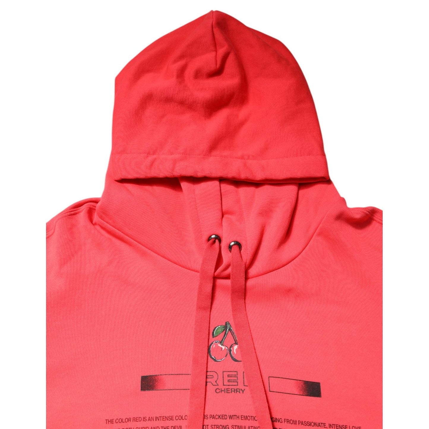 Dolce & Gabbana Red Logo Printed Hooded Sweatshirt Sweater TSH90271-52