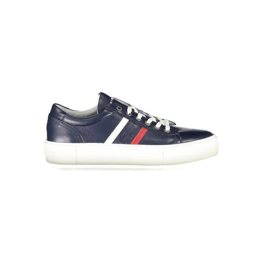 Tommy Hilfiger Blue Leather Men Sneaker TO-1348-EU40/US7