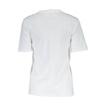 Gant White Cotton Men T-Shirt GA-4075-XS