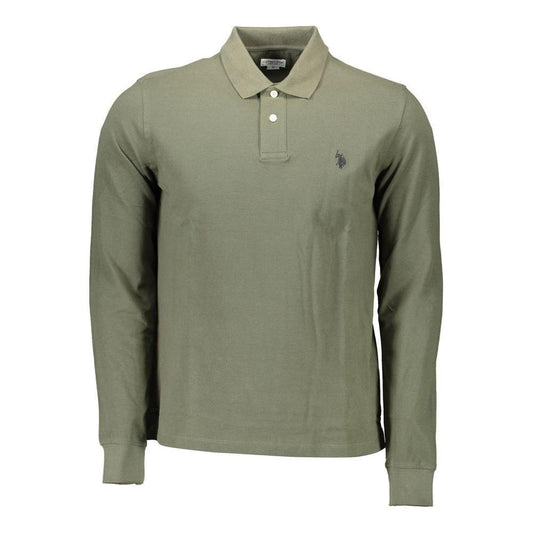 U.S. POLO ASSN. Green Cotton Men Polo Shirt US-9248-XXL
