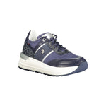 U.S. POLO ASSN. Blue Polyester Women Sneaker US-13422-EU38/US8