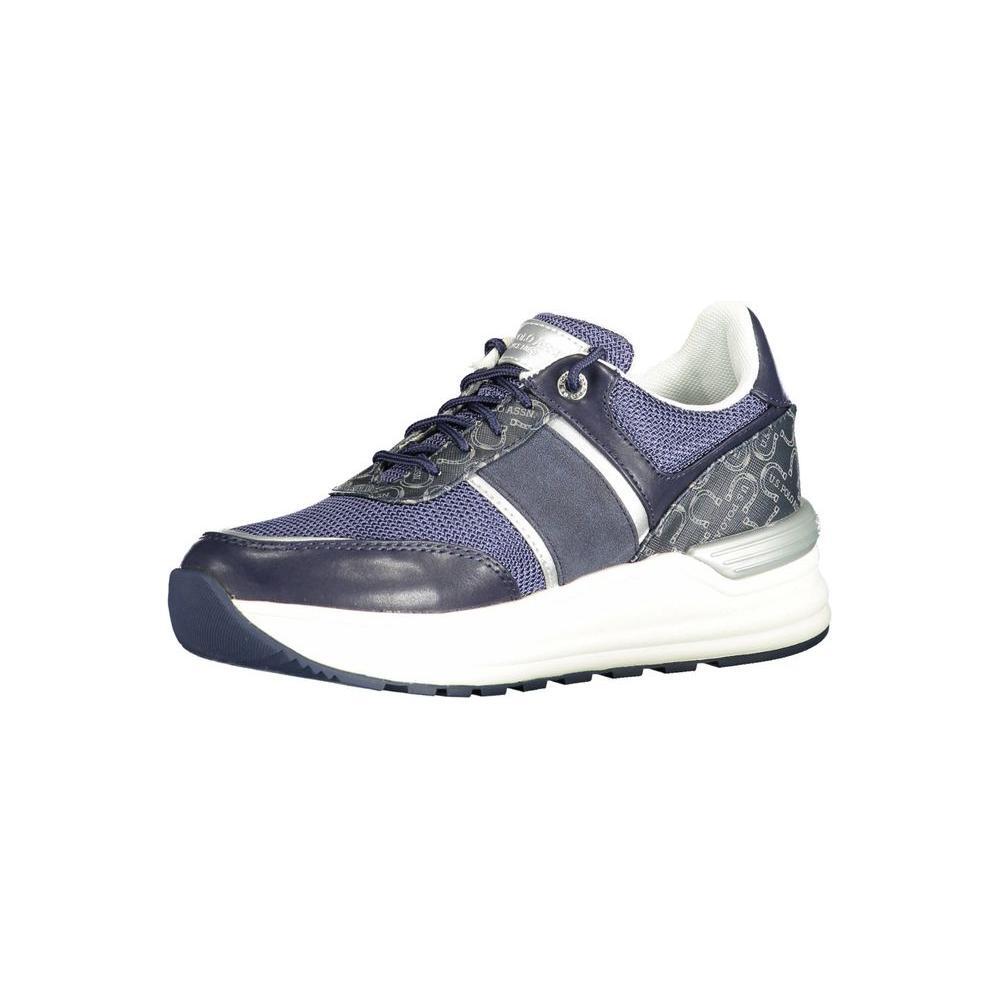 U.S. POLO ASSN. Blue Polyester Women Sneaker US-13422-EU38/US8