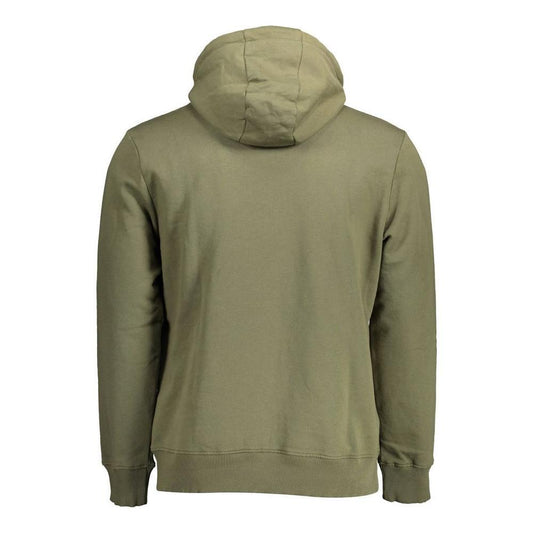 Napapijri Green Cotton Men Sweater NA-14618-XS