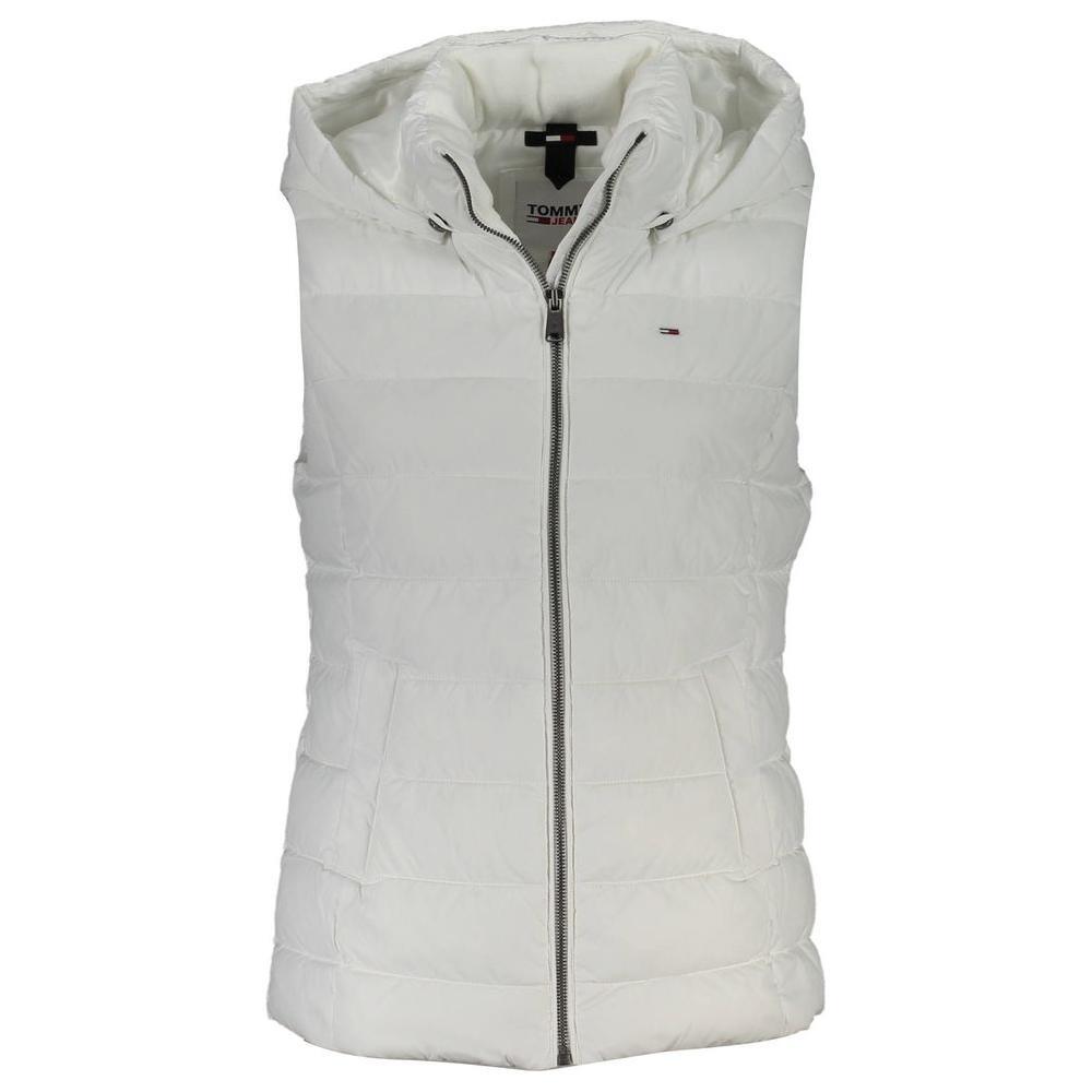 Tommy Hilfiger White Polyester Women Jacket TO-26182-XS