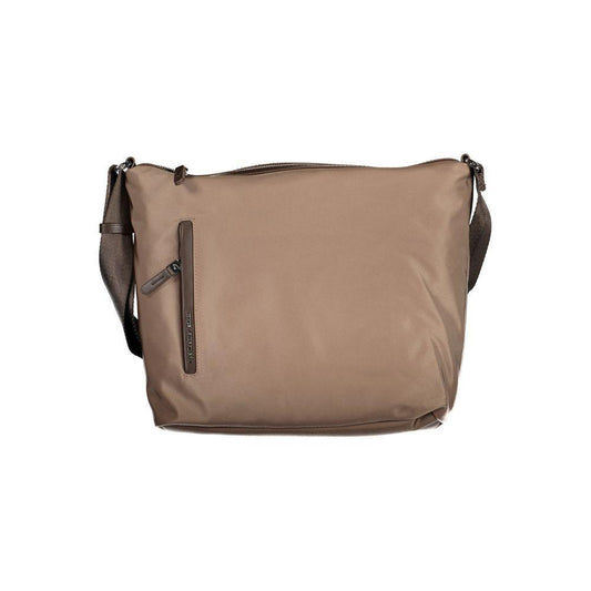 Mandarina Duck Brown Nylon Handbag MA-26514