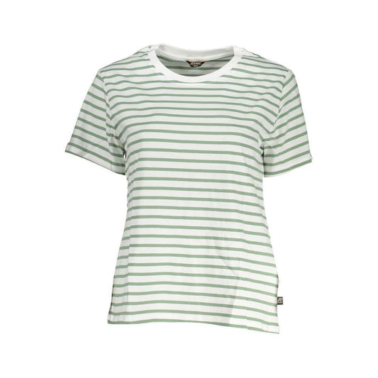 K-WAY Chic White Contrast Detail Tee KW-28703-XS