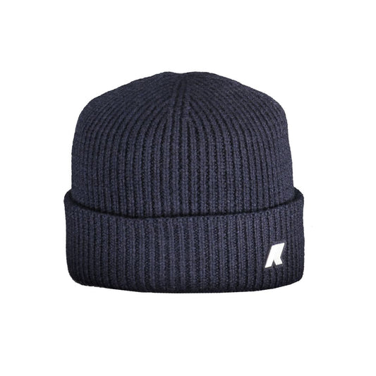 K-WAY Blue Wool Men Cap KW-34009