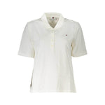 Tommy Hilfiger White Cotton Polo Shirt TO-36874-XS