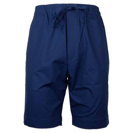 Alpha Studio Blue Cotton Short AL-15386-IT46 | S