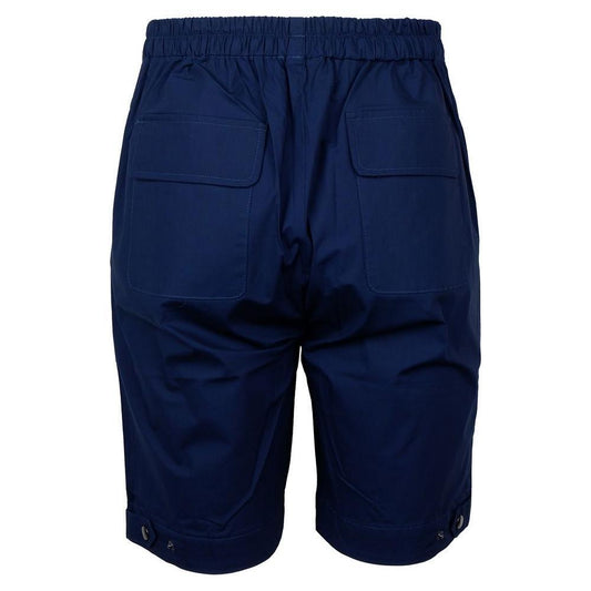 Alpha Studio Blue Cotton Short AL-15386-IT46 | S