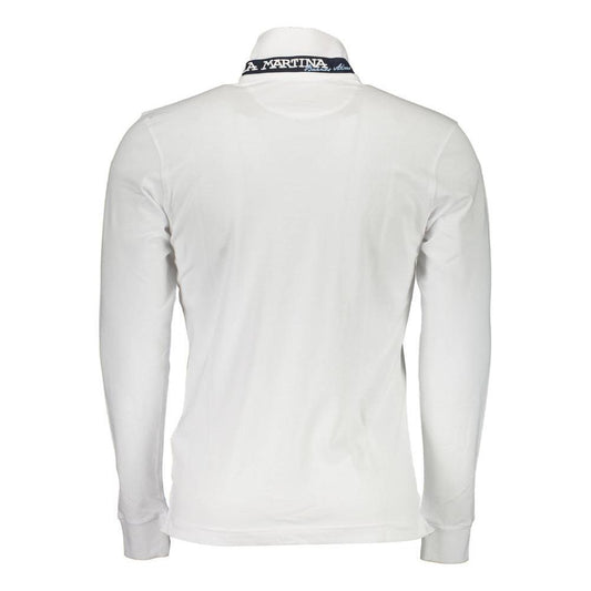 La Martina Elegant Slim Fit Polo with Embroidery Details LA-27614-L