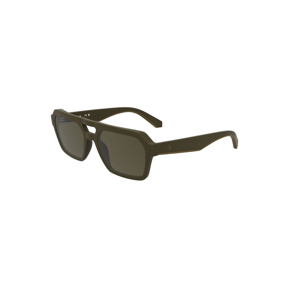 Calvin Klein Brown Bio Based Fabric Sunglass