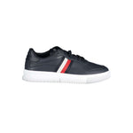 Tommy Hilfiger Blue Leather Men Sneaker TO-37378-EU40/US7