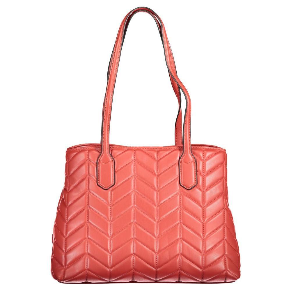 Front view with bag zipped and handles upright.