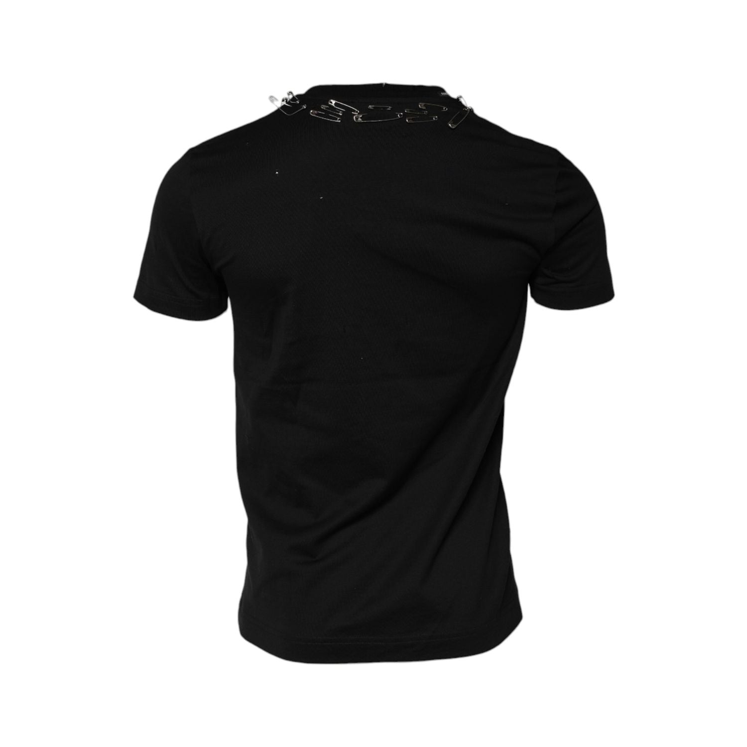 Dolce & Gabbana Black Logo Embellish Short Sleeves T-shirt