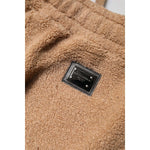 Dolce & Gabbana Brown Logo Plaque Sweatpants Straight Pants PAN76278-40