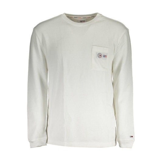 Tommy Hilfiger White Cotton Sweater TO-37570-S