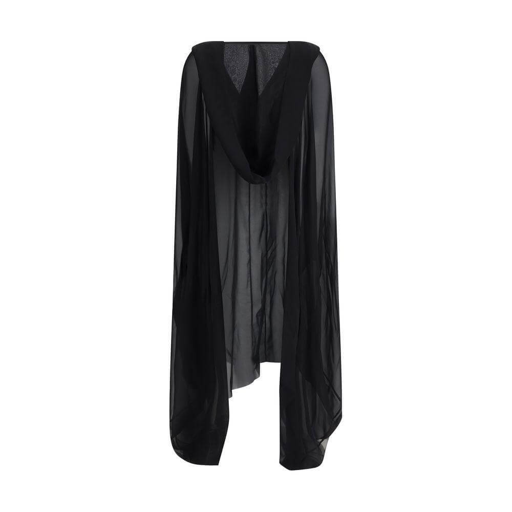 Rick Owens Kaftan Dress RI-RO01E7787S09BLACK-ONE SIZE