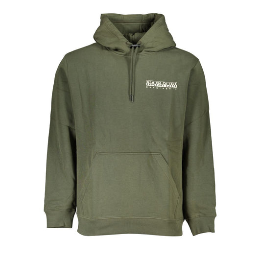 Napapijri Green Cotton Men Sweater NA-25308-M