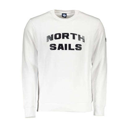 North Sails White Cotton Sweatshirt