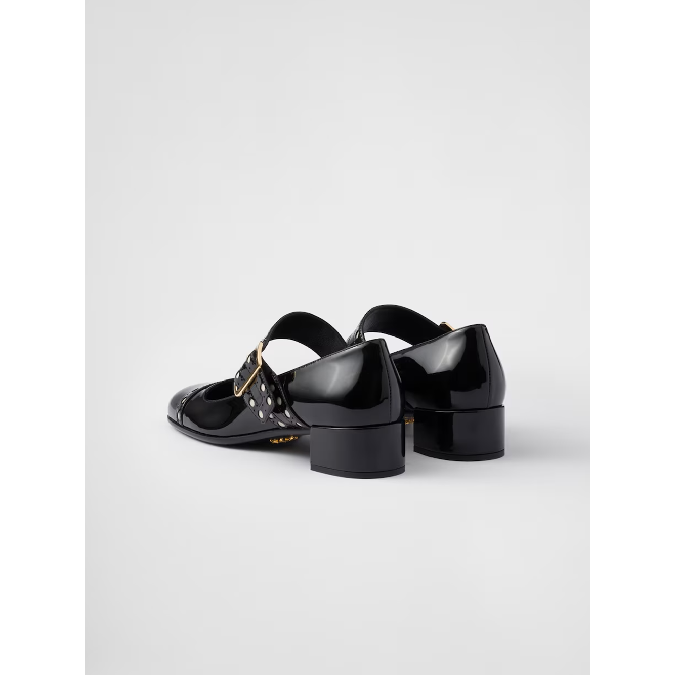 Prada Black Patent leather Mary Jane pumps 1I816N_069_F0002_F_035_36