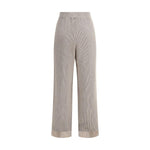 Brunello Cucinelli Ribbed lurex Pants BR-MAZ260299PCXB87-L
