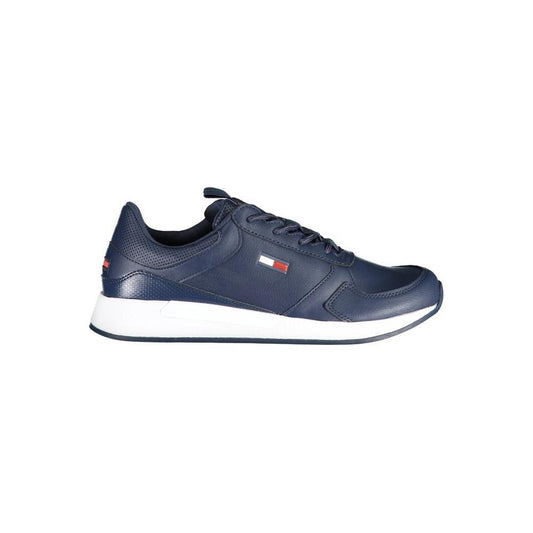 Tommy Hilfiger Blue Polyethylene Men Sneaker TO-22815-EU44/US11