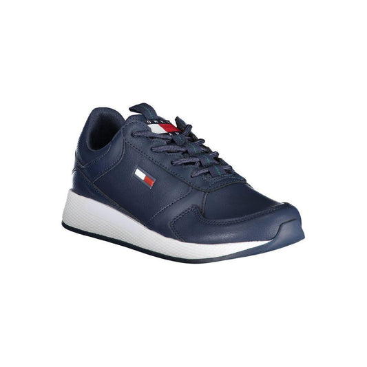 Tommy Hilfiger Blue Polyethylene Men Sneaker TO-22815-EU44/US11