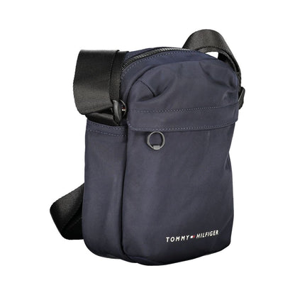 Tommy Hilfiger "Blu Polyester Men Shoulder Bag"