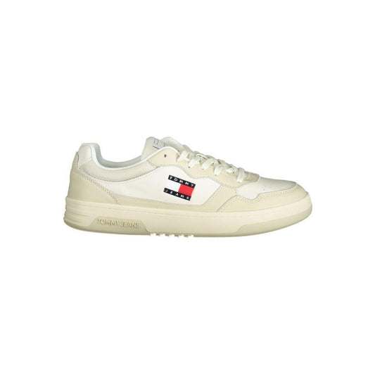 Tommy Hilfiger Beige Polyethylene Men Sneaker TO-33496-EU40/US7