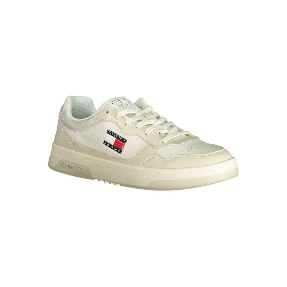 Tommy Hilfiger Beige Polyethylene Men Sneaker TO-33496-EU40/US7