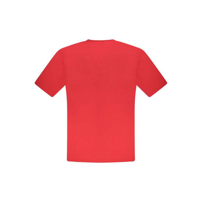 North Sails Red Cotton Men T-Shirt