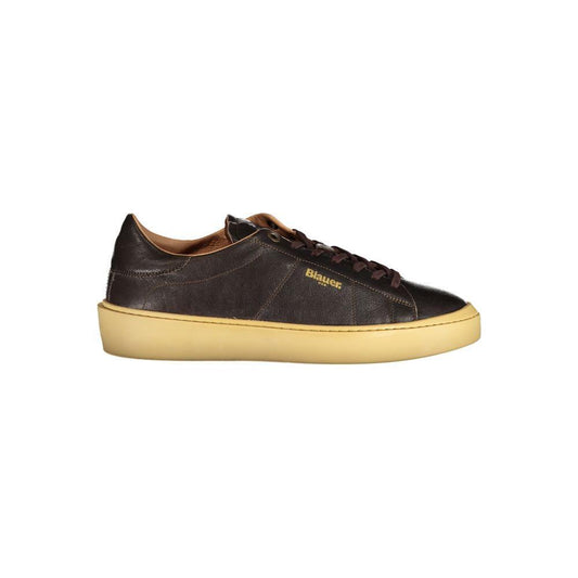 Blauer Brown Leather Men Sneaker BL-33860-EU40/US7