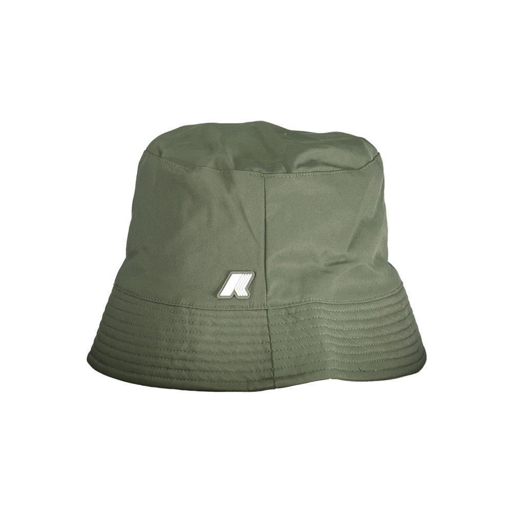 K-WAY Green Polyester Men Hat KW-34288