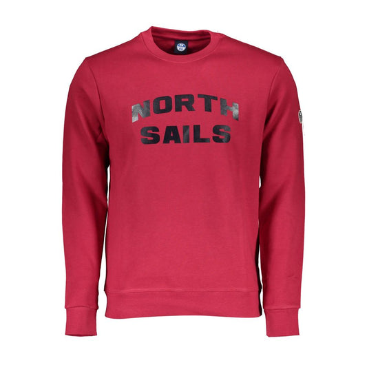 North Sails Red Cotton Sweatshirt