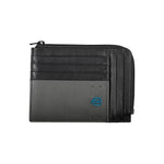 Piquadro Black Leather Men Wallet PI-38121