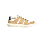 Tommy Hilfiger Beige Leather Men Sneaker TO-33494-EU40/US7
