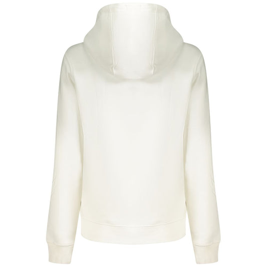 Tommy Hilfiger White Cotton Women's Hooded Sweater TO-36258-S