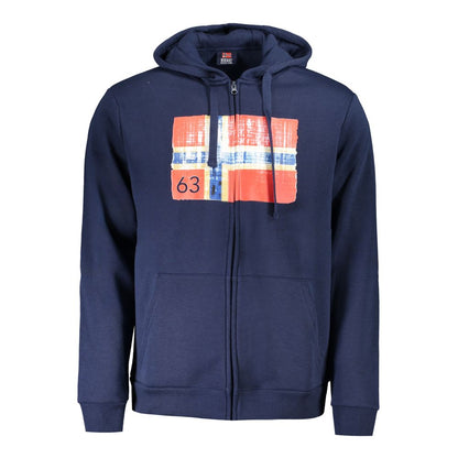 Fila Blue Polyester Men Sweater