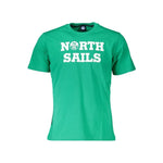 North Sails Green Cotton Men T-Shirt NO-17679-XL