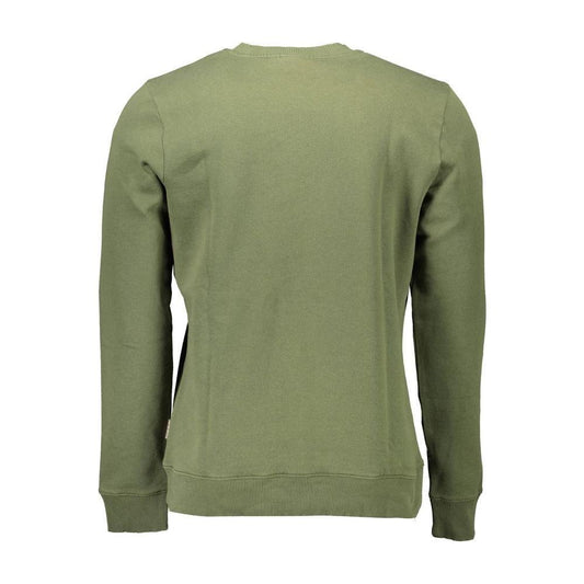 Napapijri Green Cotton Men Sweater NA-26393-XXL
