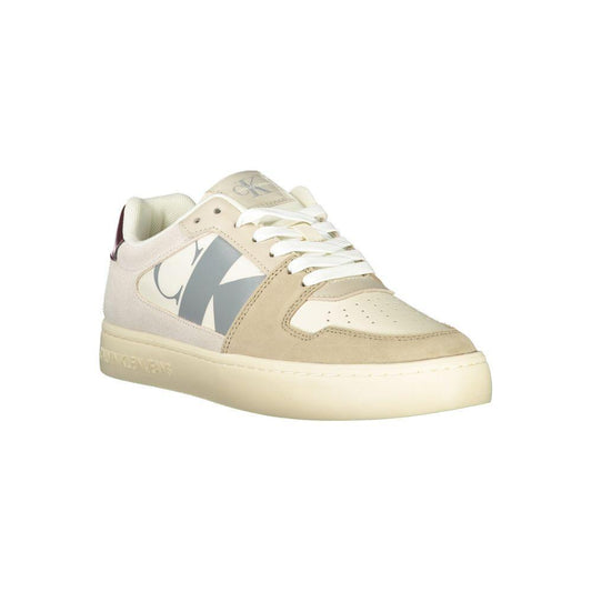 Calvin Klein Beige Polyester Men Sneaker CA-33701-EU40/US7
