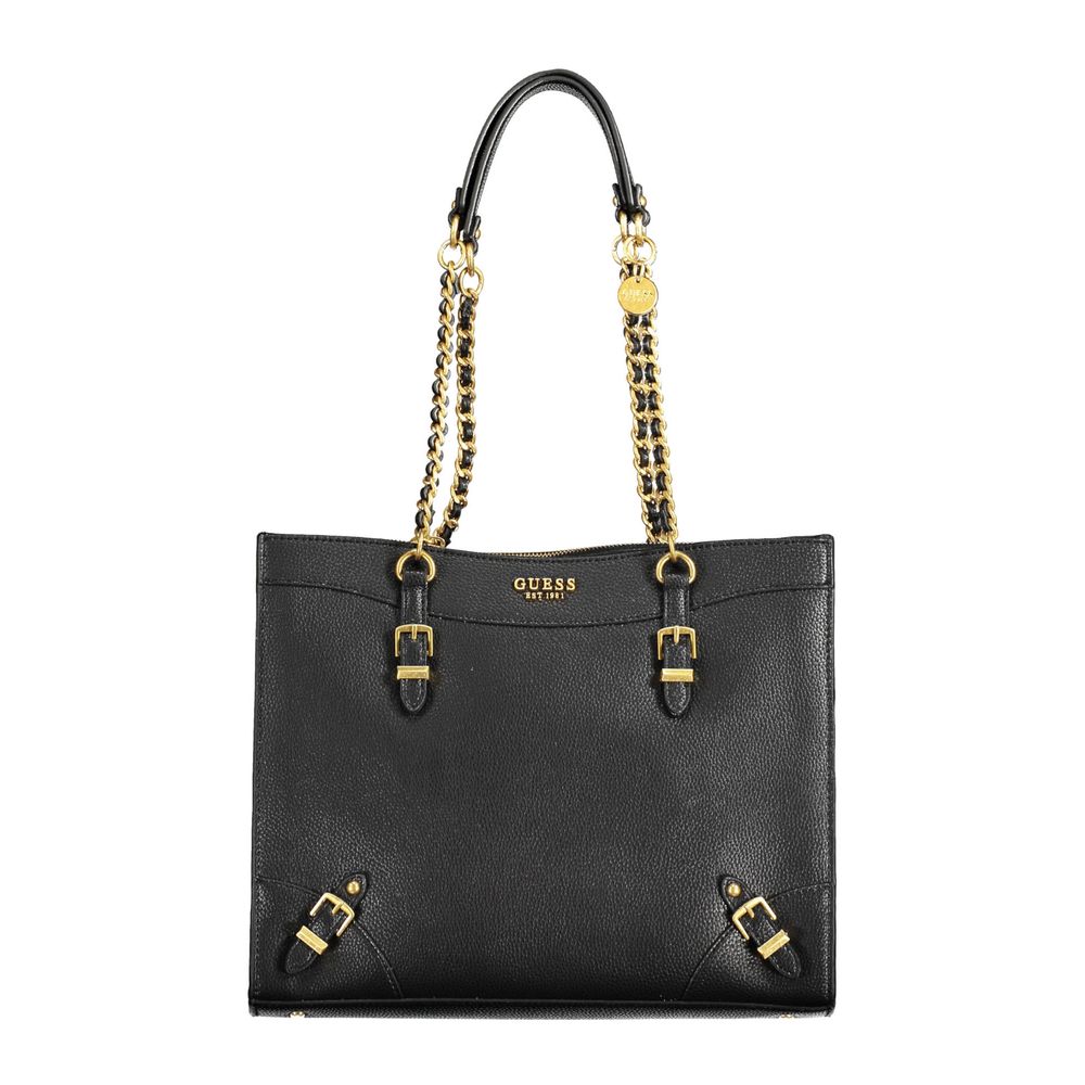 Front view with bag zipped and handles upright.