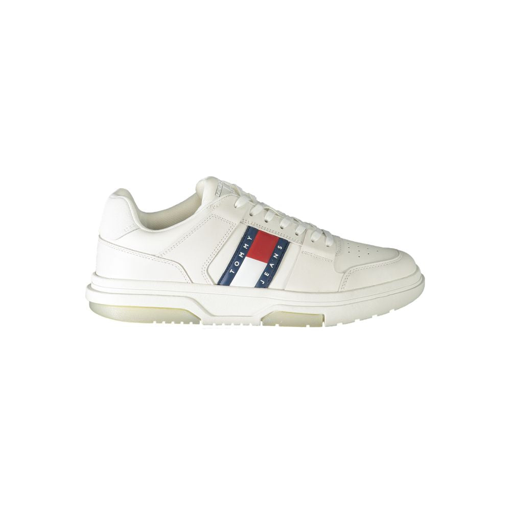 Tommy Hilfiger White Polyester Sneaker