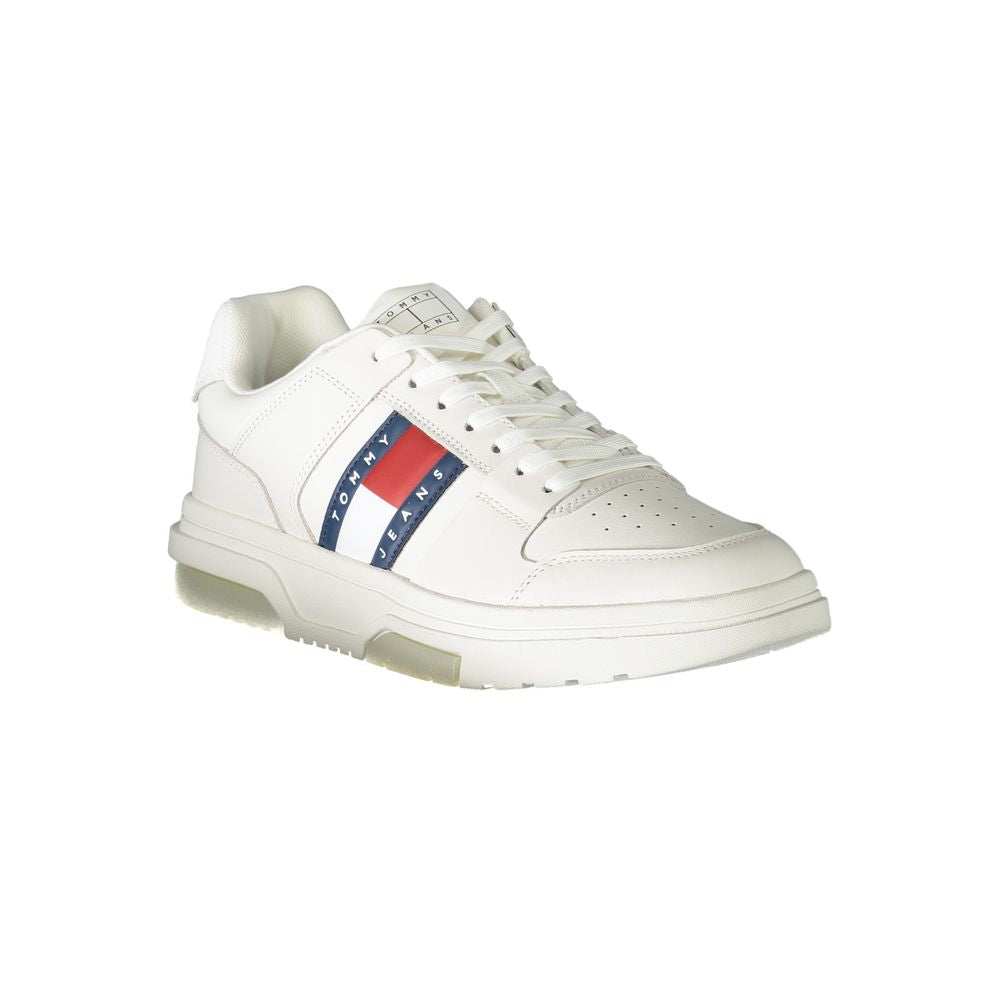 Tommy Hilfiger White Polyester Sneaker