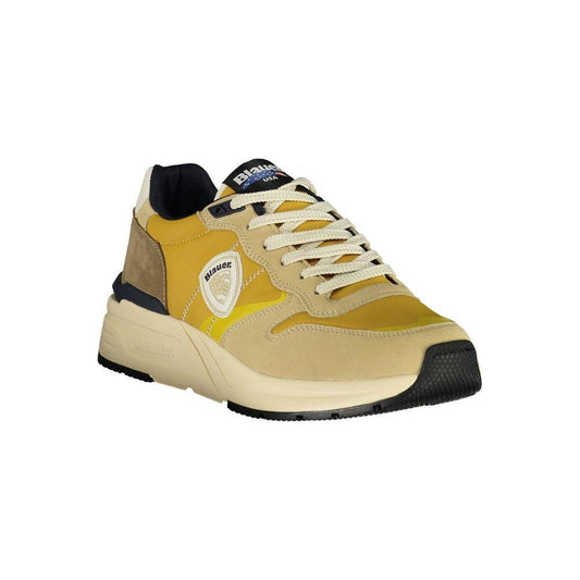 Blauer Beige Polyester Men Sneaker BL-35534-EU41/US8