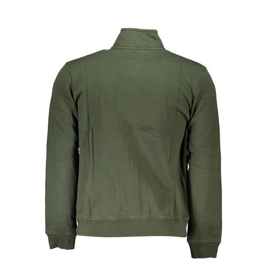 Napapijri Green Cotton Men Sweater NA-25258-S
